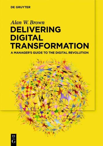 The image shows a book cover with a bright yellow background, a colorful sphere, and black text.