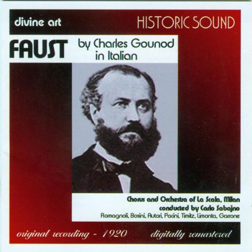 Red album cover featuring a black-and-white portrait of Charles Gounod.