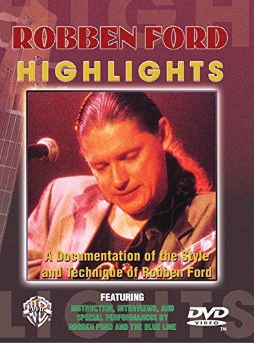 DVD cover featuring Robben Ford playing guitar, with red and yellow text on a dark background.