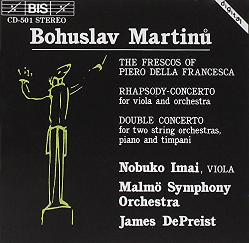 Depreistgardimaimalmo So - Martinu: Frescos of Piero della Francesca, Rhapsody-concerto for Viola and Orchestra, Double Concerto [CD]