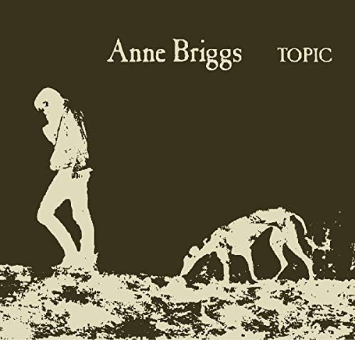 Brown album cover with beige silhouettes of a person and two dogs.