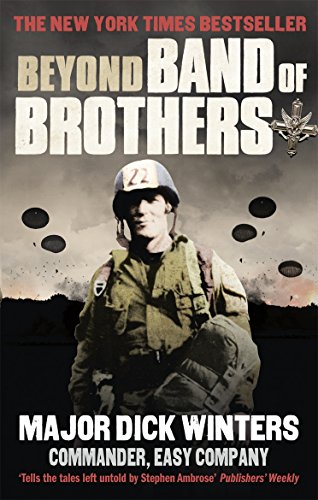 Book cover featuring a soldier in a helmet with parachutes in the background.