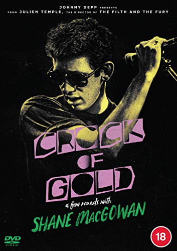 DVD cover featuring Shane MacGowan holding a microphone, wearing sunglasses against a black background.