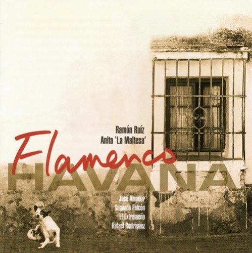 A sepia-toned album cover with a barred window and a dancing dog.