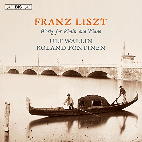 "CD cover with sepia-toned image of gondola on water and bridge in background."