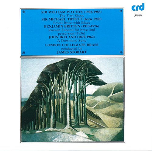 CD cover with blue title section and abstract landscape artwork below.