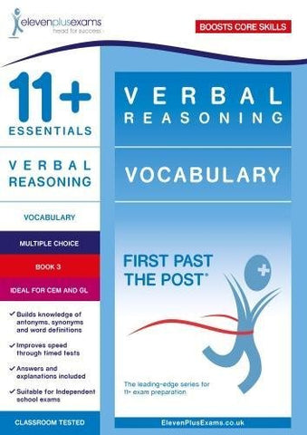 11+ Essentials Verbal Reasoning: Vocabulary Book 3 - 11+ Essentials Verbal Reasoning: Vocabulary Book 3