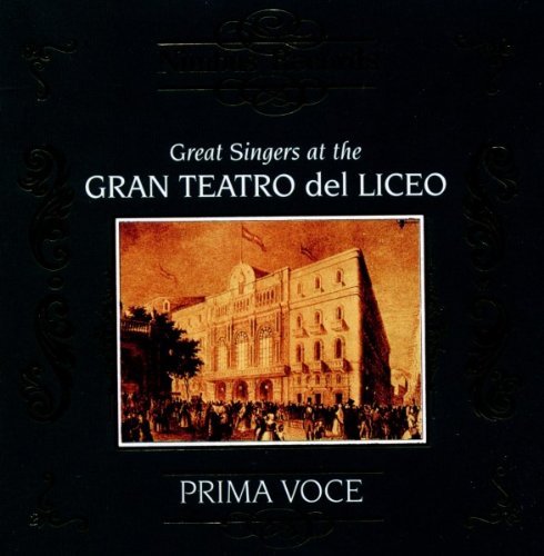 "Black CD cover with vintage image of opera house and crowd, white text."