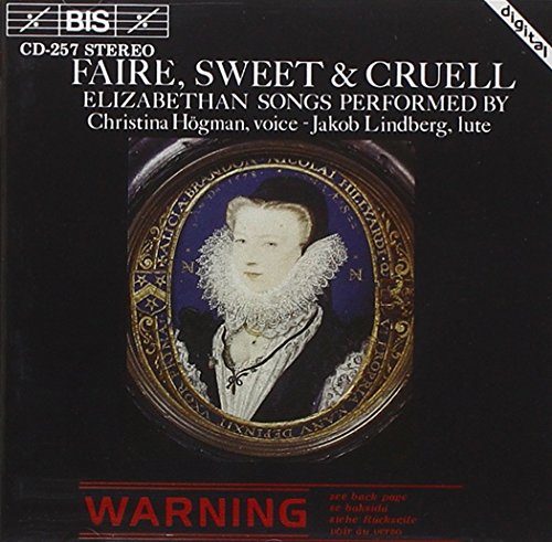 CD cover with portrait of Elizabeth I on a black background.