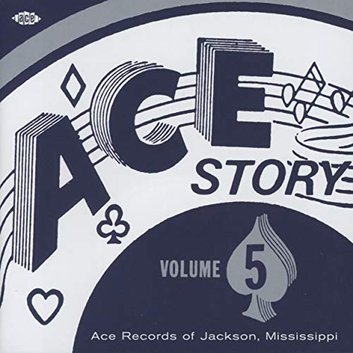 CD cover for “Ace Story Volume 5” with bold lettering and musical motifs.