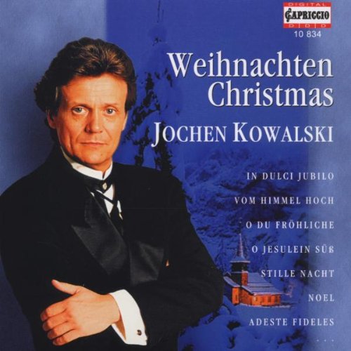 CD cover featuring Jochen Kowalski in a tuxedo against a blue winter scene.