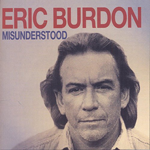 Album cover with Eric Burdon's portrait and title "Misunderstood" in red and blue text.