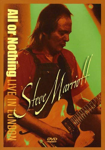 DVD cover featuring Steve Marriott playing guitar, with orange and green tones.