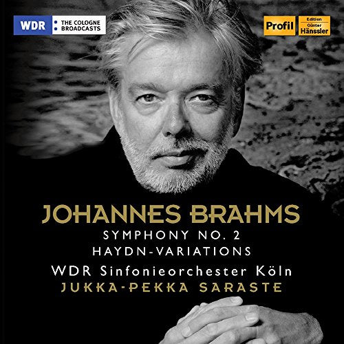 Black-and-white photo of a man on a CD cover with text overlay.