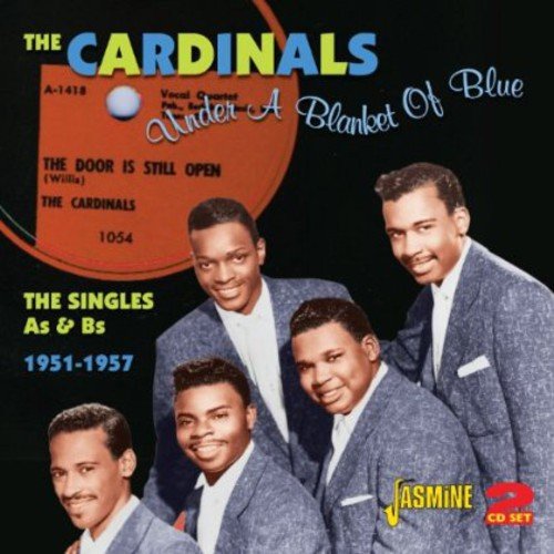 "CD cover featuring The Cardinals, a group of four men in grey suits."