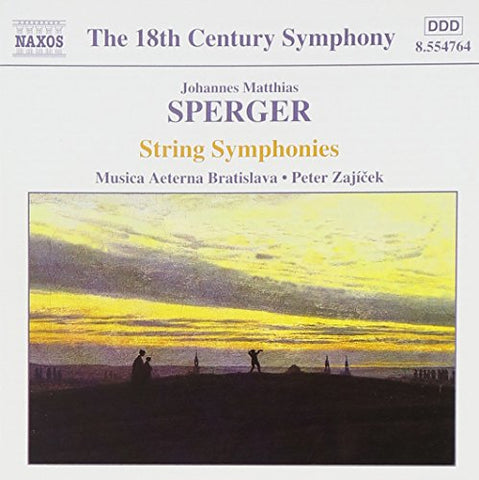 Mus Aeternazajicek - SPERGER: String Symphonies [CD]