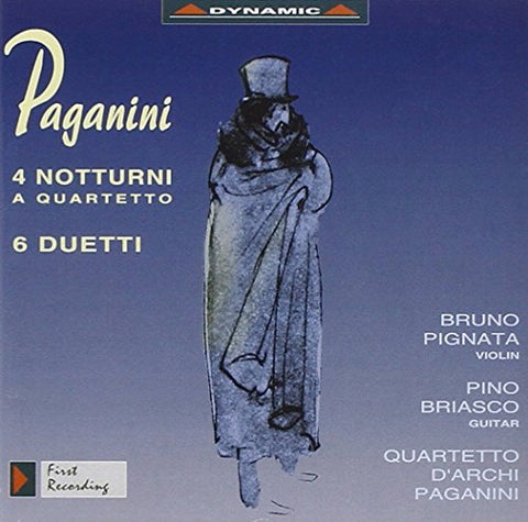 Quartettopaganini Briasco Pino - Paganini: 4 Notturni Quartetto [CD]