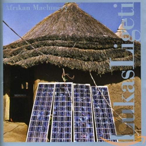 "CD cover featuring a thatched roof hut with solar panels, artist and album information."