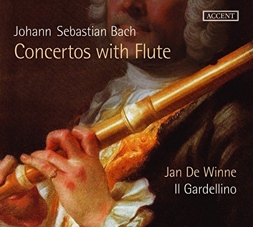 CD cover: man playing golden flute, wearing white ruffled shirt, dark background.