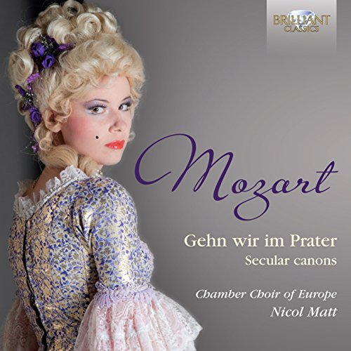 CD cover featuring a woman in 18th-century dress and powdered wig, gray background.
