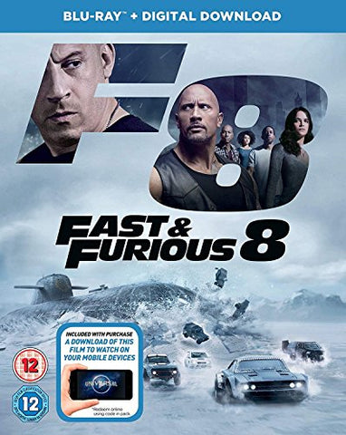 Fast and Furious 8 BD + digital download [Blu-ray] [2017] [Region Free]