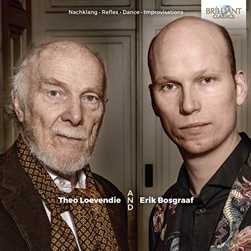 "CD cover with two men, Theo Loevendie and Erik Bosgraaf, looking at the camera."