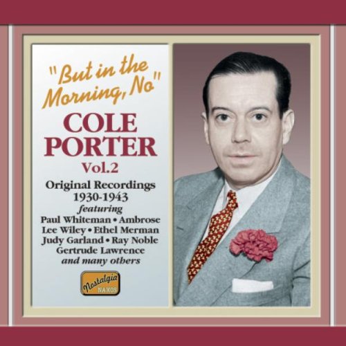 Cole Porter album cover with a portrait of him in a gray suit.