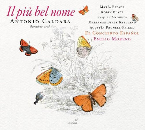 "CD cover with butterflies and flowers, featuring title and artist names in red and black."