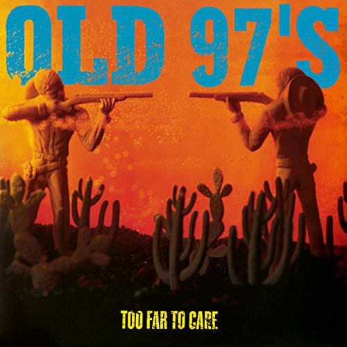 A vinyl record cover featuring two toy cowboys shooting in a desert landscape.