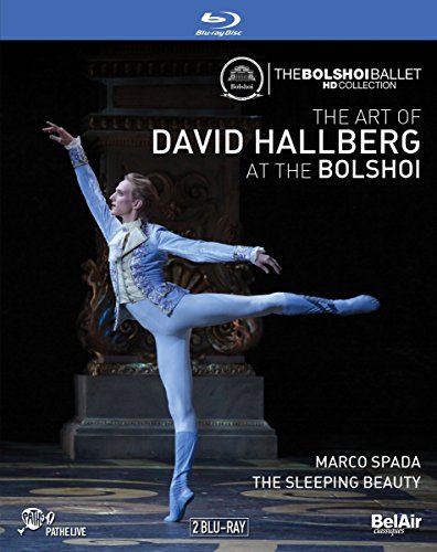 Ballet dancer in a blue costume on a Blu-ray disc cover.