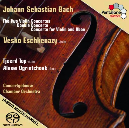 A CD cover featuring a close-up of a violin with text overlay.