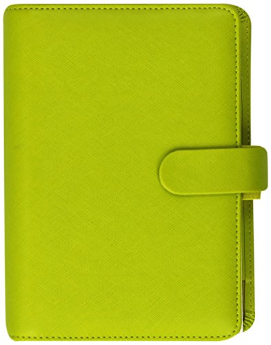 Filofax Saffiano Personal Organiser Pear
