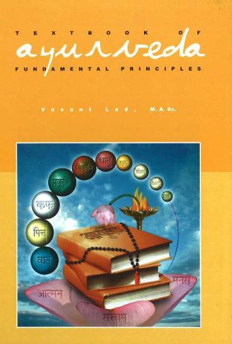 The image shows a book cover with a stack of books and symbolic elements.
