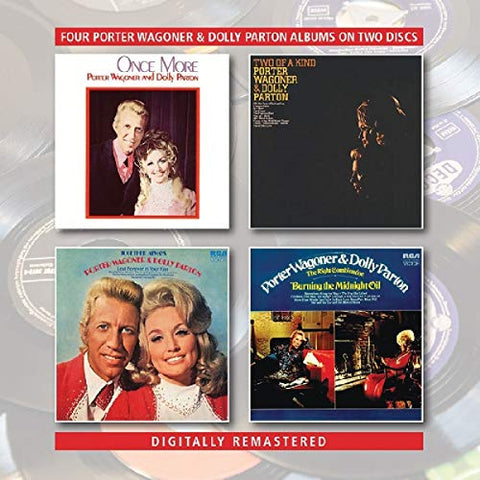 Porter Wagoner & Dolly Parton - Once More / Two Of A Kind / Together Always / The Right Combination Burning The Midnight Oil [CD]