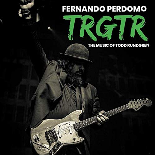 Album cover with a man playing an electric guitar, wearing a hat.