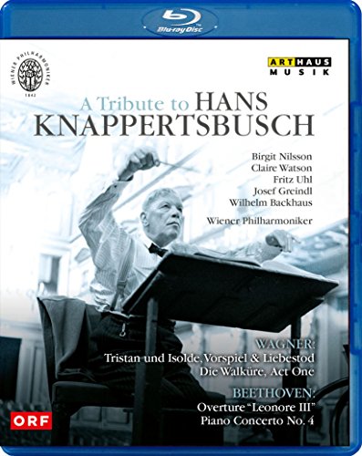 A blue Blu-ray case with a black-and-white image of a conductor leading an orchestra.