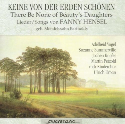 "CD cover with tracklist, barcode, and text in German and English on a beige background."