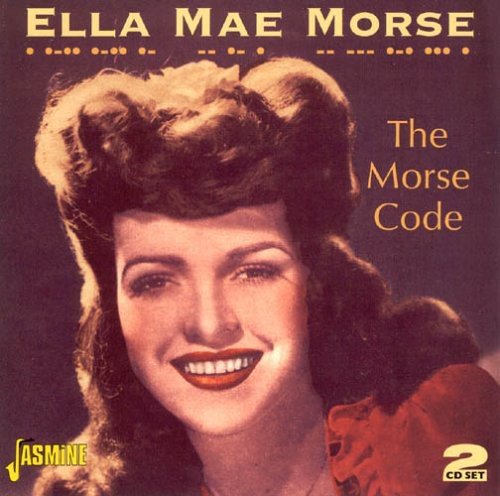 "CD cover featuring a vintage portrait of Ella Mae Morse with fur hat."