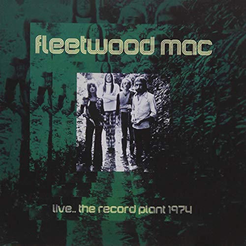 Fleetwood Mac album cover featuring a group photo in green tones.