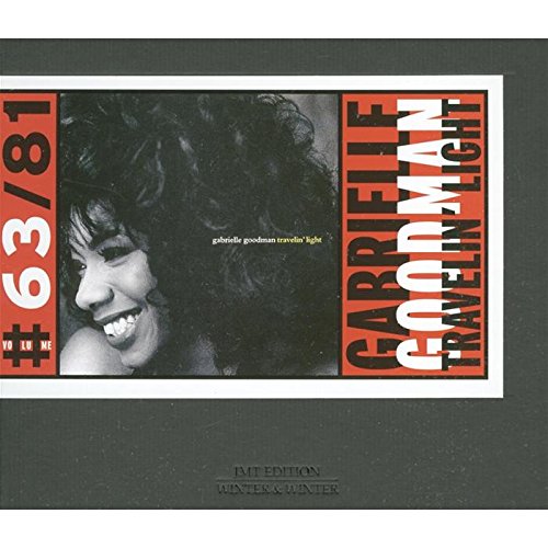 "CD cover with a black and white woman's portrait and red text on a black background."
