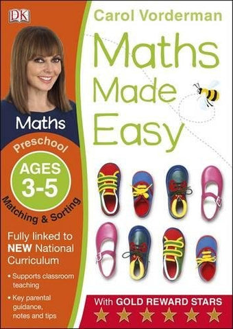 Maths Made Easy Matching and Sorting Ages 3-5 Preschool Key Stage 0 (Made Easy Workbooks)