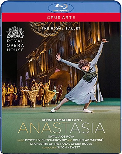 Blue-ray case cover with a ballet dancer in a gray dress, surrounded by dancers.