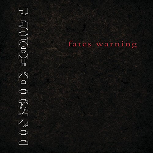 "Fates Warning album cover with 'Inside Out' in white and 'Fates Warning' in red on black background."