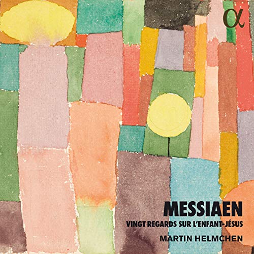 "Album cover with abstract, colorful design and black text."