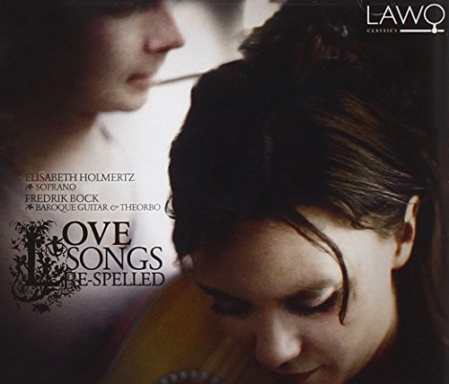 Album cover featuring a man and woman, with text "Love Songs Re-Spelled".