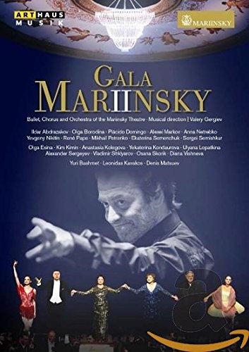 "Gala Mariinsky DVD cover featuring a conductor and ballet dancers on stage."
