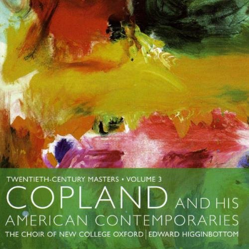 "CD cover with abstract painting and white text on green background."