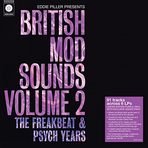 Eddie Piller Presents - Eddie Piller Presents - British Mod Sounds Of The 1960s Volume 2: The Freakbeat & Psych Years (Purple Vinyl) [VINYL]