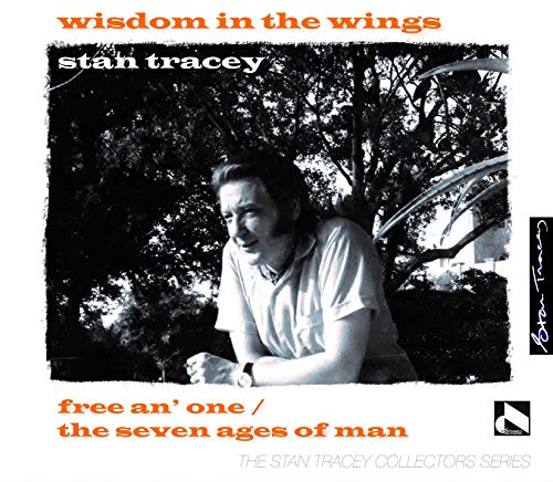 "Album cover with a black-and-white photo of a man outdoors."