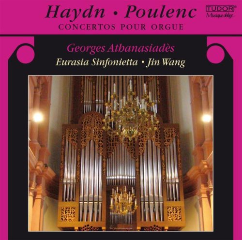 "CD cover featuring a large pipe organ with ornate details and chandeliers."